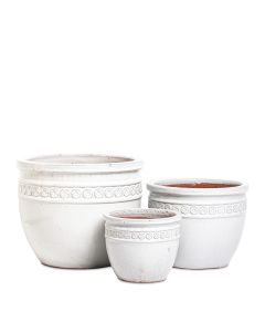 DALARÖ STENGODSKRUKA VIT S/3