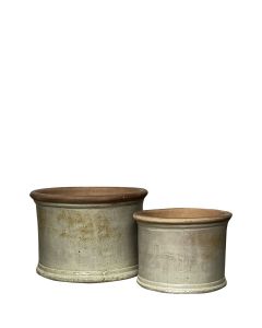 EKETORP STENGODSKRUKA ANTIKCREAM CYLINDER S/2