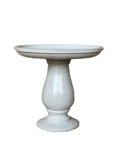 PORLA FÅGELBAD STENGODS VIT D47CM H54CM