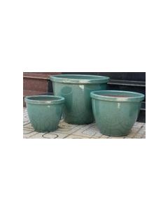 ORUST STENGODSKRUKA GRÖNMELERAD S/3