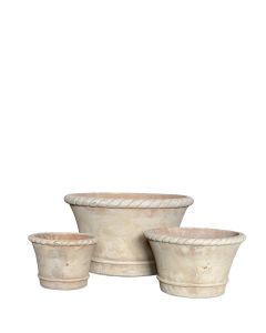 SANDHAMN TERRA LÅG ANTIKBRUN KRUKA ANTIK S/3
