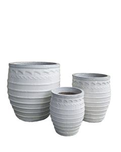 LIND STENGODSKRUKA IVORY S/3