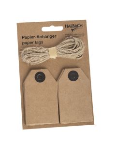 ETIKETTER M SNÖRE 4 X 20 ST B45MM H75MM