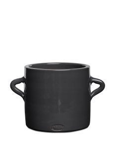 QUINTA GRÅ KRUKA D14CM H15CM