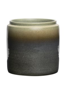 VILA NOVA GRÖNMELERAD KRUKA D15CM H18CM