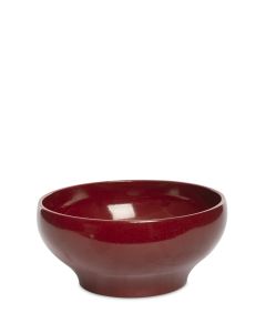 SOFT MÖRKRÖD SKÅL D19,5CM H9,5CM