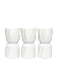 STIL MATTVIT HALVPALL D14CM H15CM