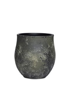 SAGRES GRÖNMELERAD KRUKA D15CM H19CM