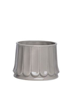 LACK VARMGRÅ KRUKA D12CM H11CM