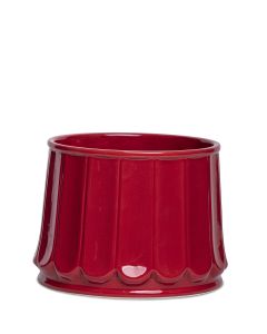 LACK  RÖD KRUKA D14CM H12,5CM