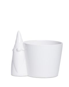 GÖSTA VIT KRUKA D12,5CM H11CM