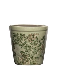 GRÖNSKA GRÖN KRUKA D13,5CM H14,5CM