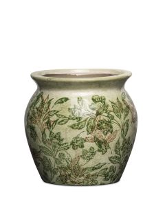 GRÖNSKA GRÖN URNA D12,5CM H16CM