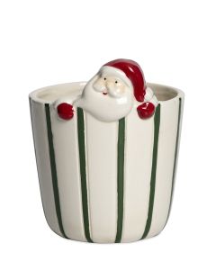 SIGGE TOMTE GRÖN KRUKA D9,7CM H10CM
