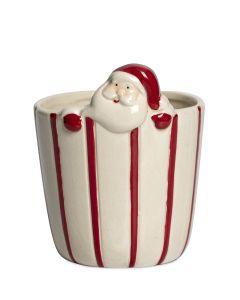 SIGGE TOMTE RÖD KRUKA D9,7CM H10CM