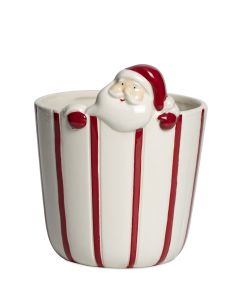 SIGGE TOMTE RÖD KRUKA D12,5CM H12,5CM