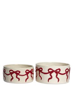 SOFIE RÖD SKÅL RUND S/2 D16,5/19CM H9/10CM