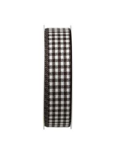 BAND VICHY RUTIGT BRUN L25M B25MM