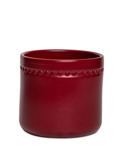 DOTTY RÖD KRUKA D14CM H16CM