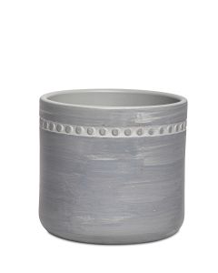 DOTTY GRÅ KRUKA D14CM H16CM