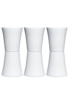 ORKIDÉ MATTVIT HALVPALL D12,5 H15CM