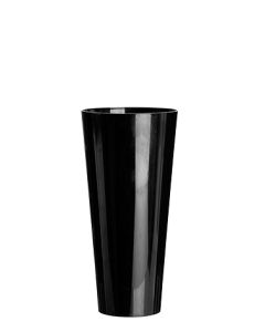 BUTIKSVAS PLAST SVART D17CM H35CM