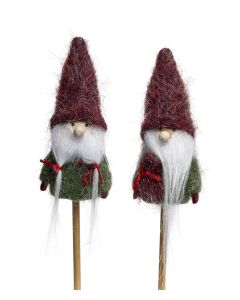 TYGTOMTE SIGVARD & SIV STICKS GRÖN H8CM