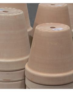 LERKRUKA LJUS TERRA TERRAKOTTA HALVPALL S/3 D21,23