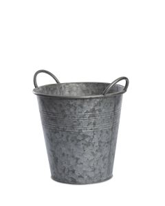 DERBY GRÅ METALLKRUKA D23CM H23CM