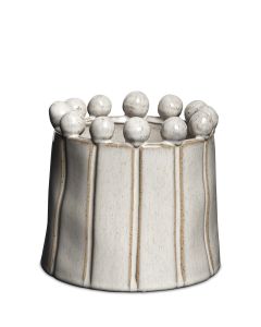 CROWN CREAM KRUKA D11CM H12,5CM