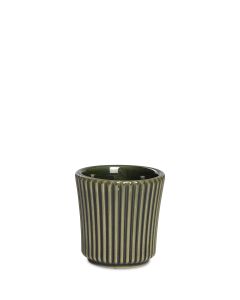 BORGÅ MÖRKGRÖN MINIKRUKA D6CM H7CM