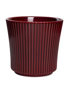 BORGÅ RÖD KRUKA D14,5CM H14,5CM