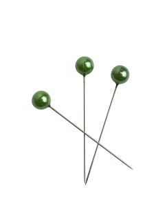 KNAPPNÅL 10*65MM ÄPPLEGRÖN 72ST