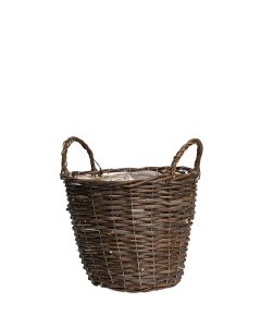 JÄRPEN BRUN KORG D28CM H25CM