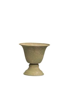 ELLA ANITKGRÖN GRÖNMELERAD POKAL METALL D15CM H15C