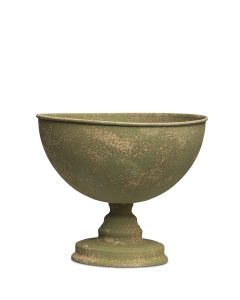 ELLA POKAL ANTIKGRÖN METALL D24CM H20CM