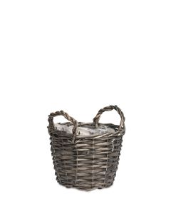 BASE GRÅ KORG D17CM H14CM