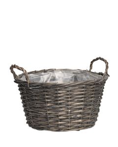 BASE GRÅ KORG D31CM H18CM