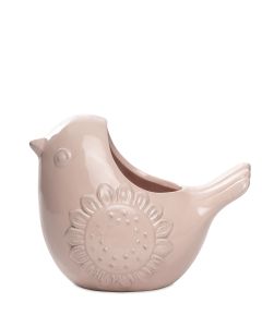 FIORE FÅGEL ROSA L19CM
