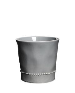 SVEA GRÅ KRUKA D12CM H12,5CM