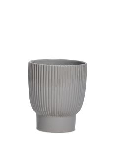 EDITH GRÅ KRUKA D10,5CM H13CM