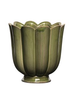 BLOEM ÄPPELGRÖN KRUKA D14CM H16CM