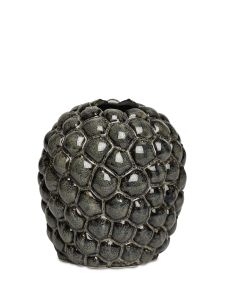 LOMI GRÅ VAS D10CM H10CM