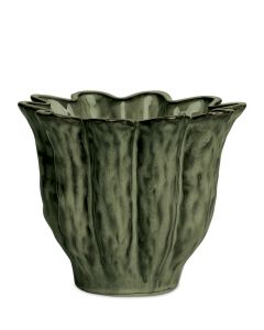 MOA GRÖN KRUKA D14CM H15,5CM