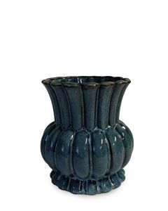 VICTORIA BLÅ KRUKA D13CM H17,5CM