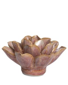 KERAMIK BLOMMA ROSA D10CM