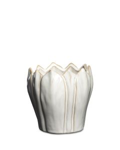 LINNÉA CREAM KRUKA D9,5CM H11CM