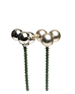 JULKULOR PÅ STICKS 3 I KNIPPE CHAMPAGNE D2CM