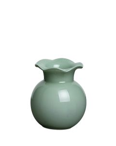 IDA GLASVAS JADEGRÖN D17CM H16CM