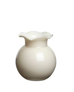 IDA GLASVAS VANILJ CREAM D20CM H23CM